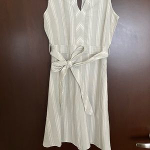 Summer tie front dress